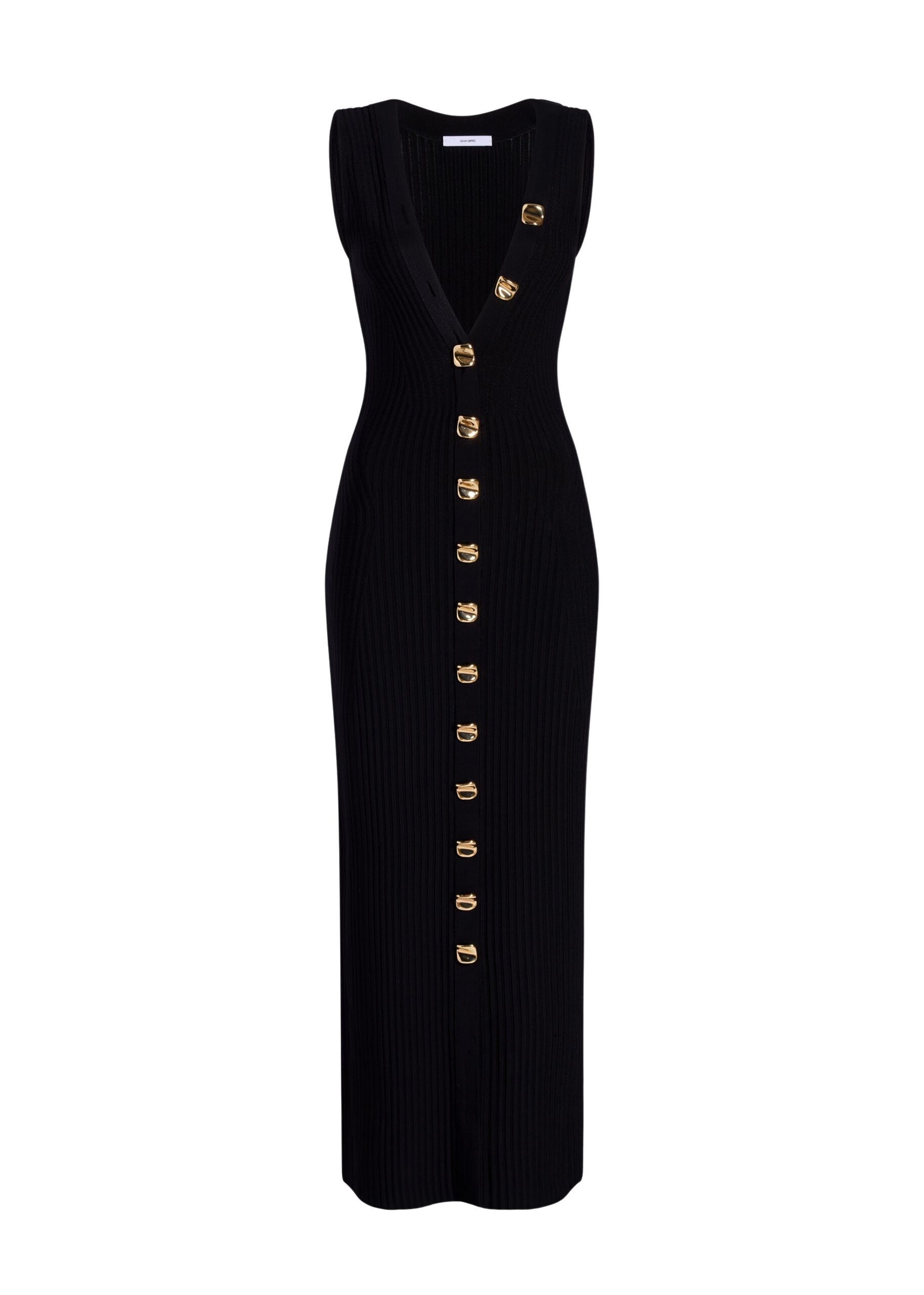 Adam Lippes Eliza Dress in Black