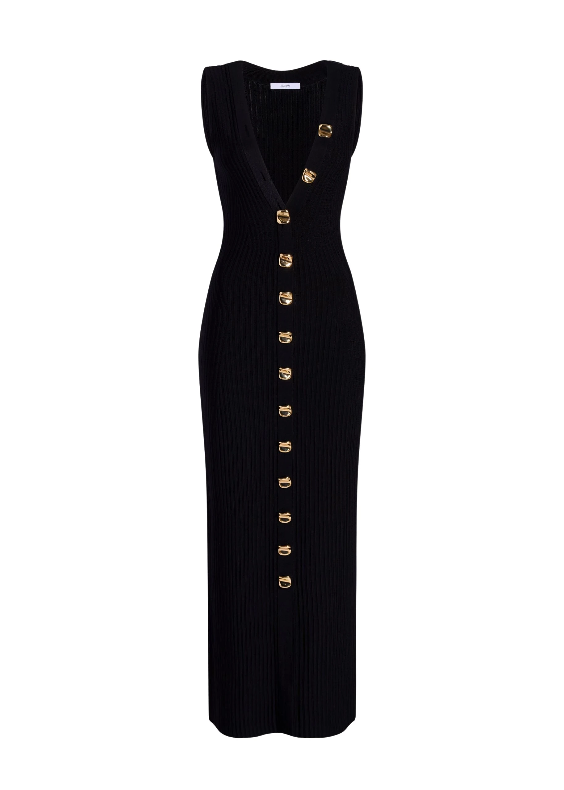 Adam Lippes Eliza Dress in Black