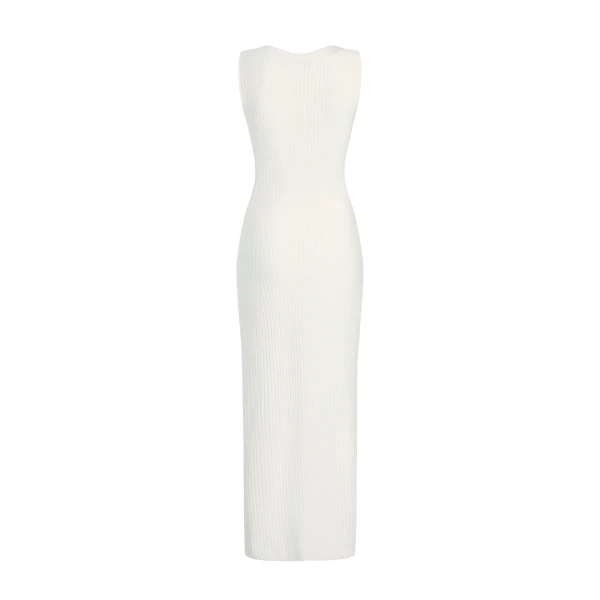 Adam Lippes Eliza Dress in Ivory, view 4