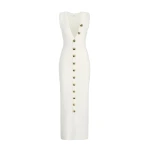 Adam Lippes Eliza Dress in Ivory