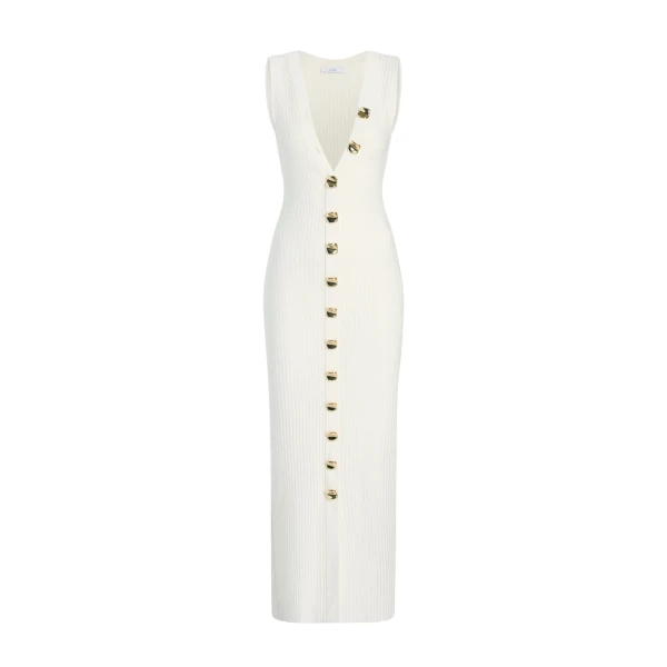 Adam Lippes Eliza Dress in Ivory