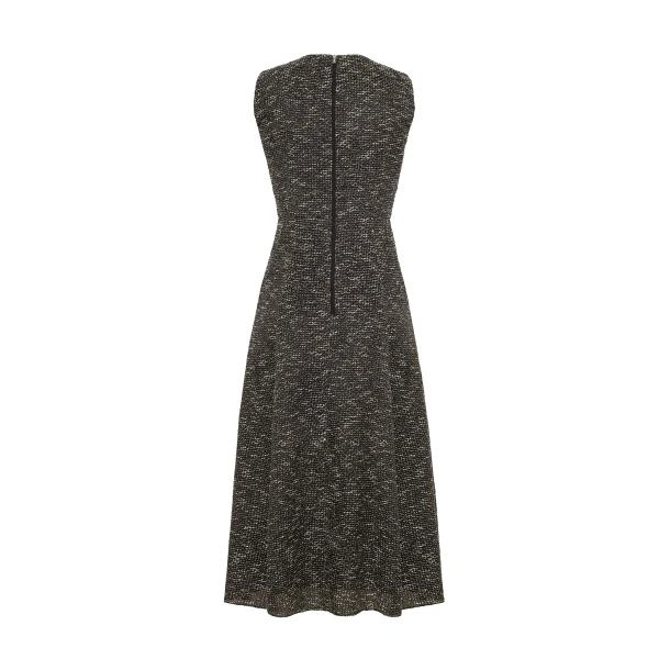 Adam Lippes Eloise Dress in Black/Ivory, view 5