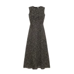 Adam Lippes Eloise Dress in Black/Ivory