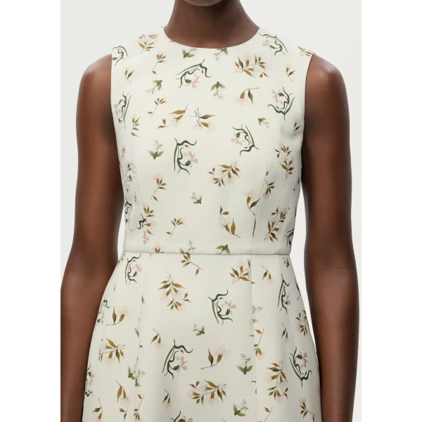 Adam Lippes Eloise Dress in Ivory Floral, view 4