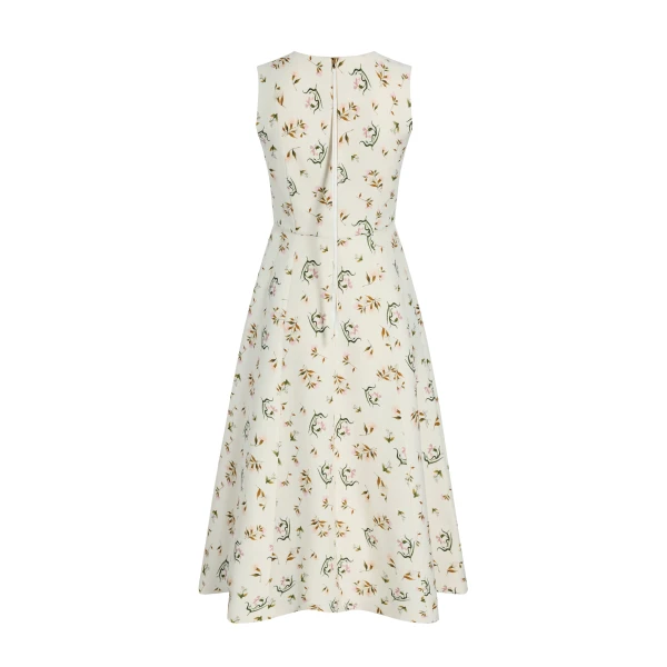 Adam Lippes Eloise Dress in Ivory Floral, view 5