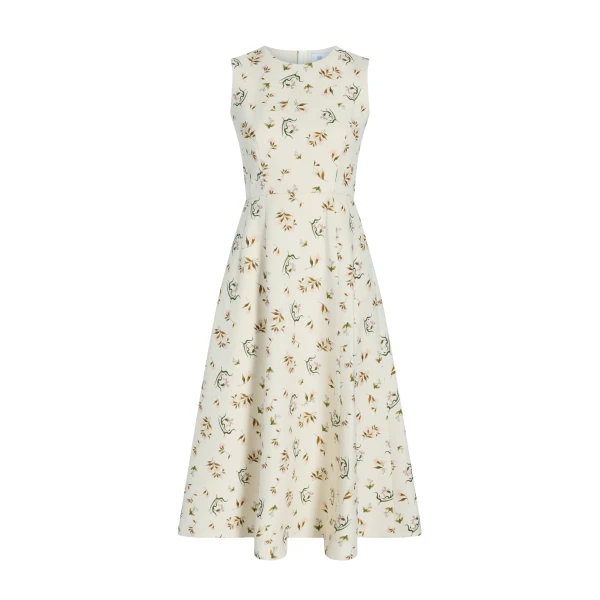 Adam Lippes Eloise Dress in Ivory Floral