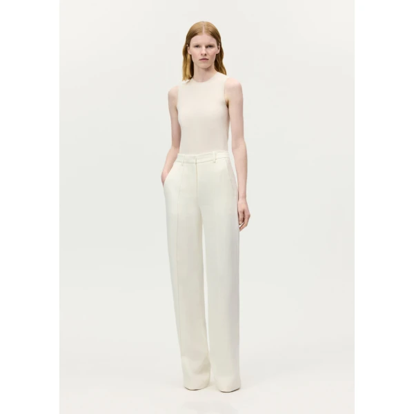 Adam Lippes Emile Pant in Ivory, view 2