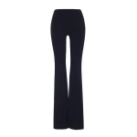 Adam Lippes Eva Flare Pant in Black