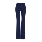 Adam Lippes Eva Flare Pant in Navy