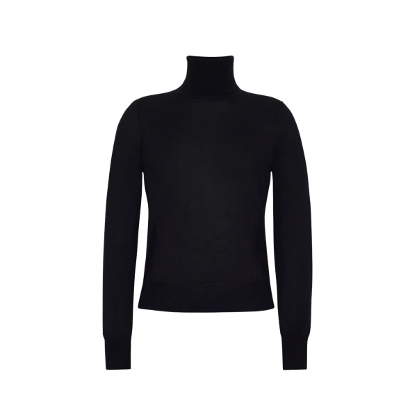Adam Lippes Eve Knit Cashmere Silk in Black