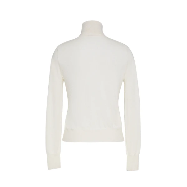 Adam Lippes Eve Knit Cashmere Silk in Ivory, view 5