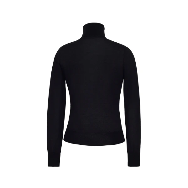 Adam Lippes Eve Knit Cashmere in Black, view 4