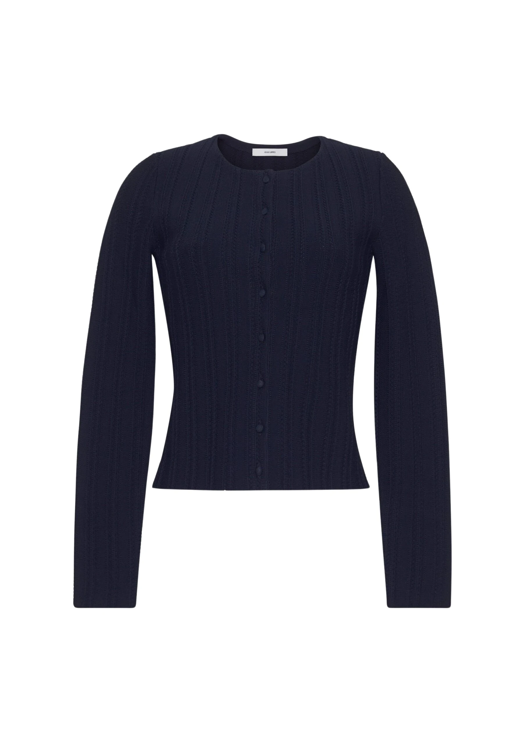 Adam Lippes Faye Cardigan in Navy