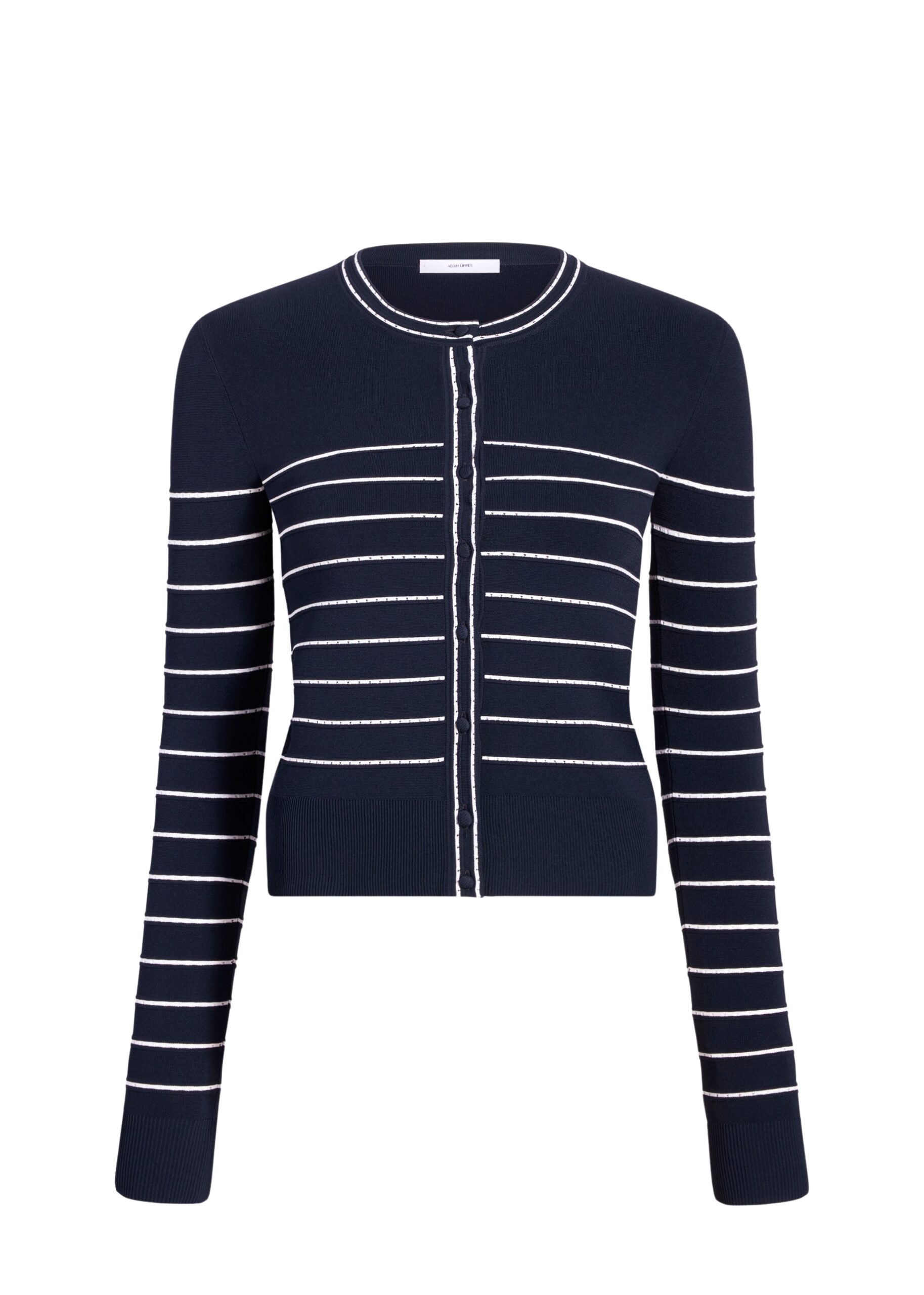 Adam Lippes Faye Cardigan in Navy