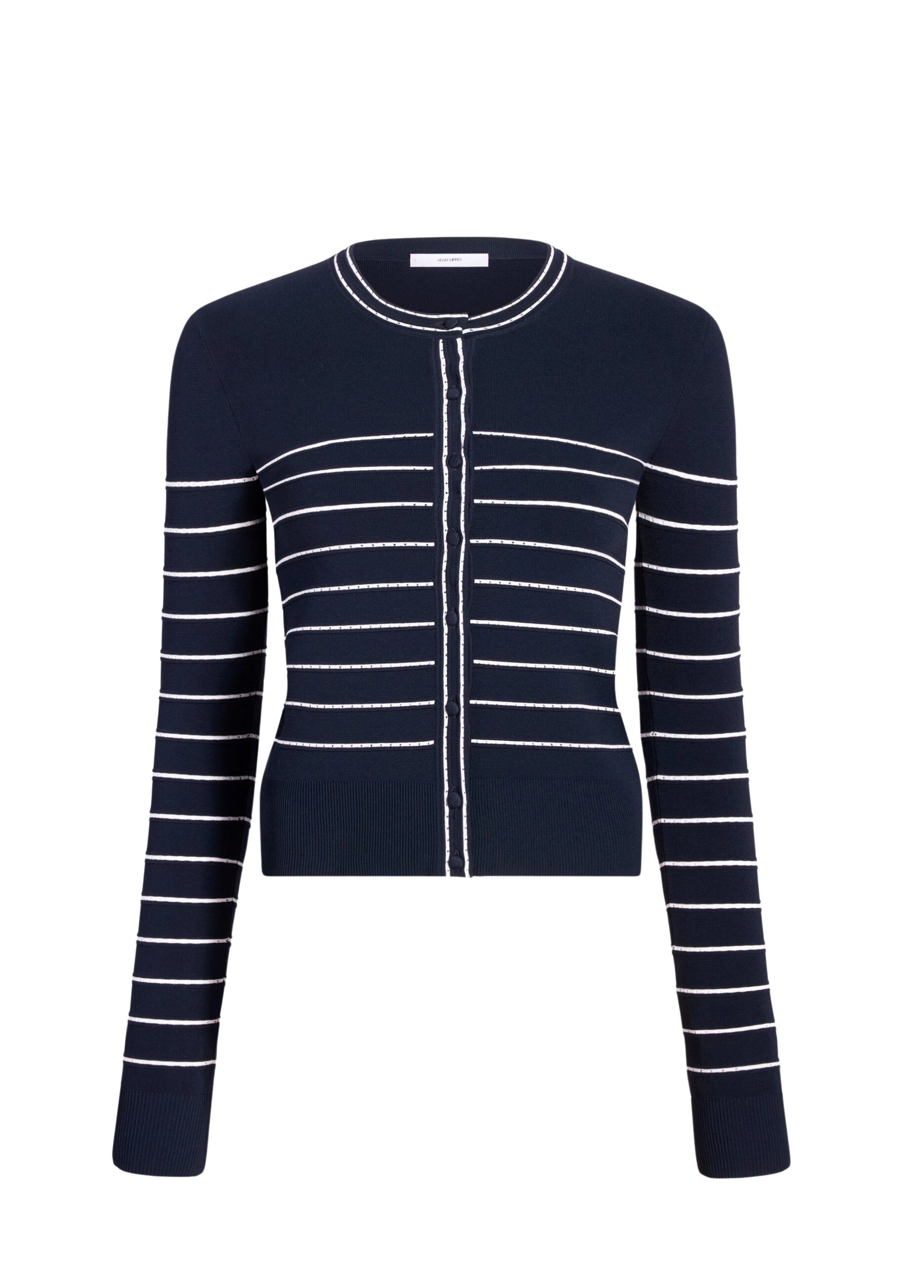 Adam Lippes Faye Cardigan in Navy