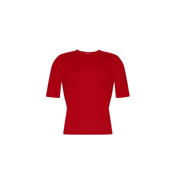 Adam Lippes Felix Knit in Poppy