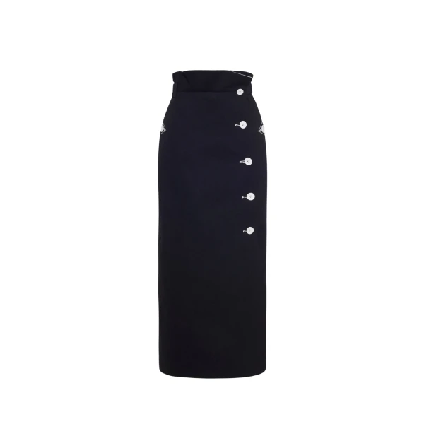 Adam Lippes Finch Skirt in Black
