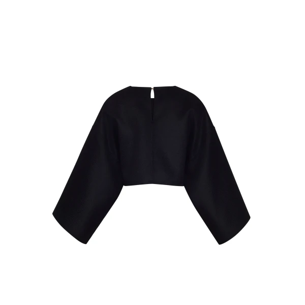 Adam Lippes Fisal Top in Black, view 4