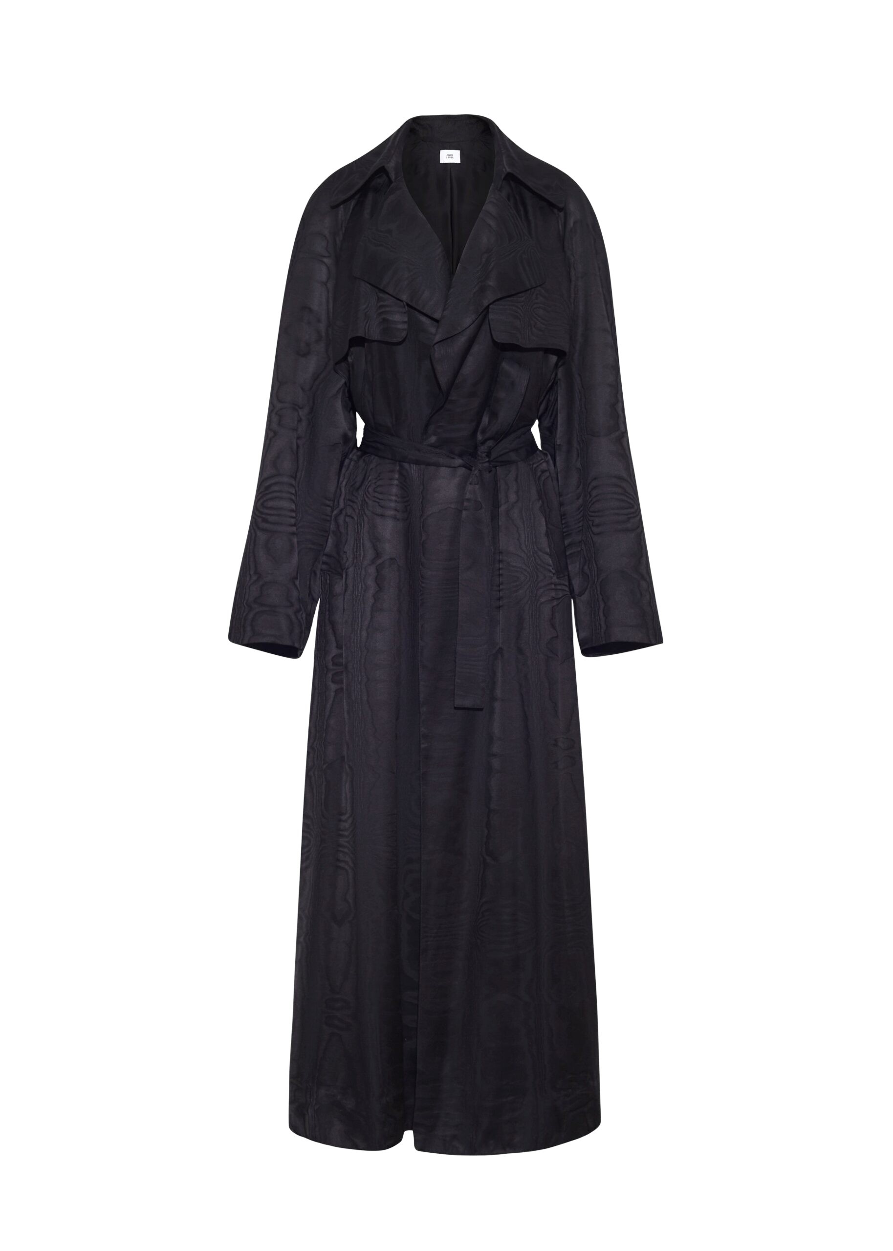 Adam Lippes Gareth Trench in Black Coat