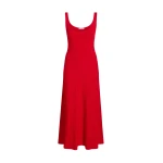 Adam Lippes Gemma Dress in Cherry Red