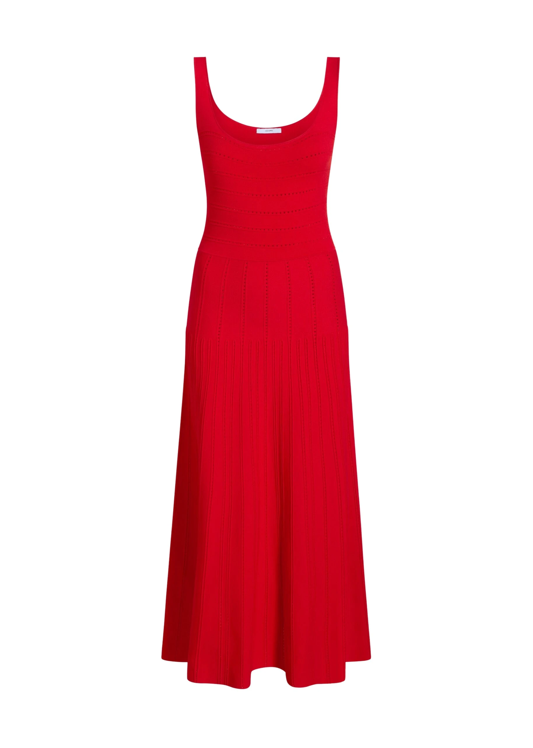 Adam Lippes Gemma Dress in Cherry Red