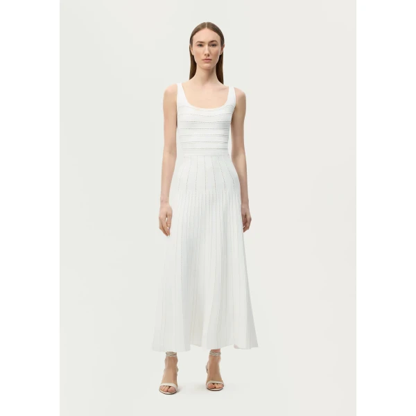 Adam Lippes Gemma Dress in Ivory, view 2