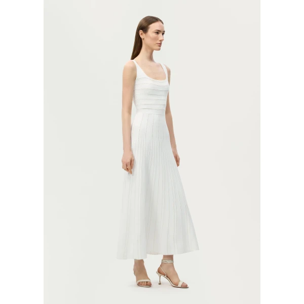 Adam Lippes Gemma Dress in Ivory, view 3