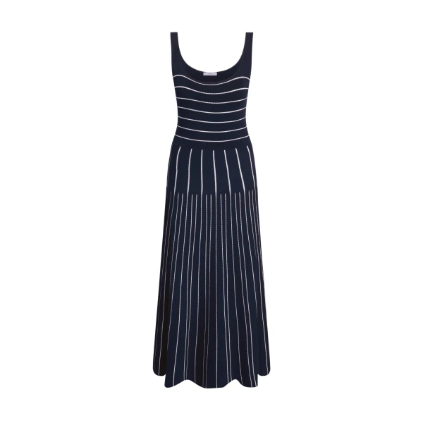 Adam Lippes Gemma Dress in Navy