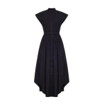 Adam Lippes Genevieve Dress in Black