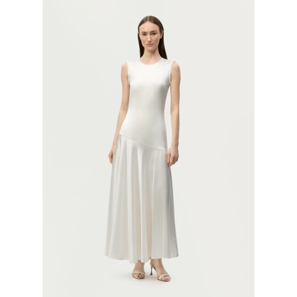Adam Lippes Gwenyth Dress in Ivory, view 2