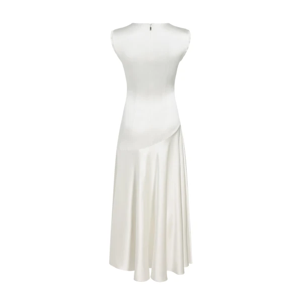 Adam Lippes Gwenyth Dress in Ivory, view 4