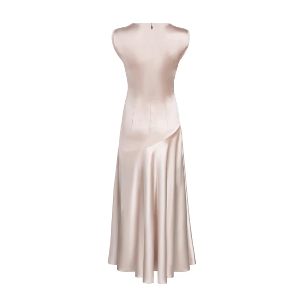 Adam Lippes Gwenyth Dress in Pale Pink, view 5