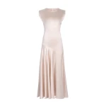 Adam Lippes Gwenyth Dress in Pale Pink