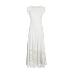 Adam Lippes Gwenyth Dress in White