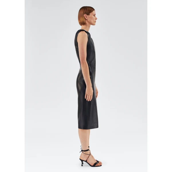 Adam Lippes Hailee Dress in Black, view 3