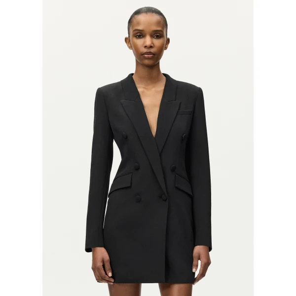 Adam Lippes Hitori Dress in Black, view 2