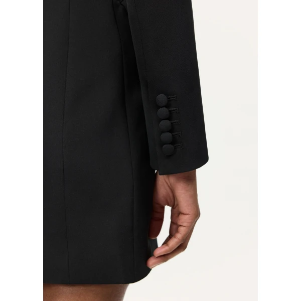 Adam Lippes Hitori Dress in Black, view 4