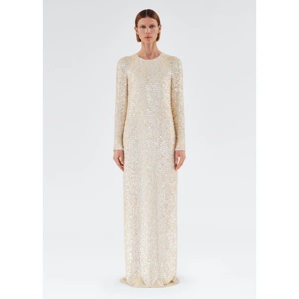 Adam Lippes Jamis Dress in Ivory, view 2
