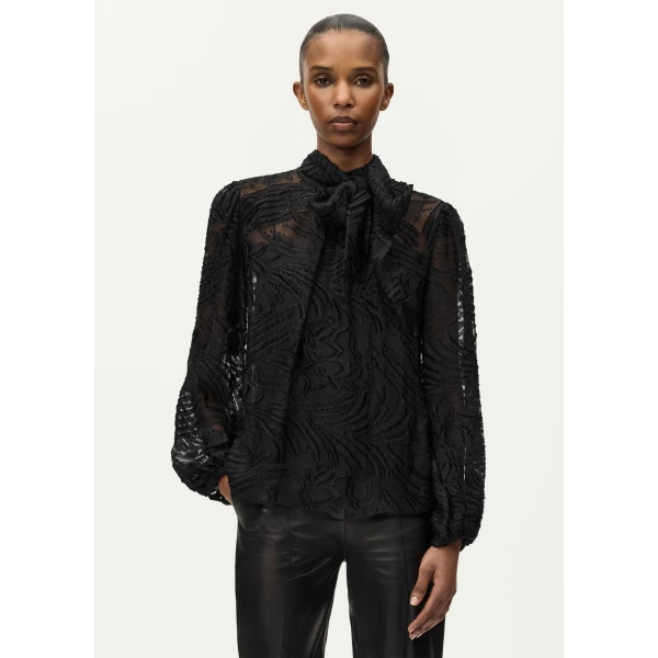 Adam Lippes Joan Top in Black, view 2