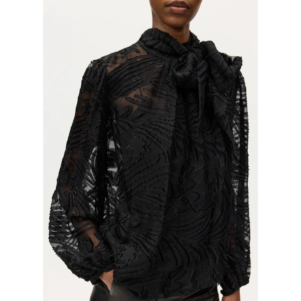 Adam Lippes Joan Top in Black, view 4