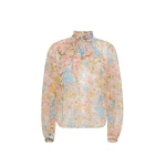 Adam Lippes Joan Top in Ivory Floral