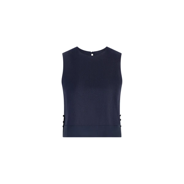 Adam Lippes Kai Top in Navy