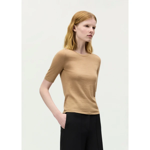 Adam Lippes Kerr Top in Camel, view 3