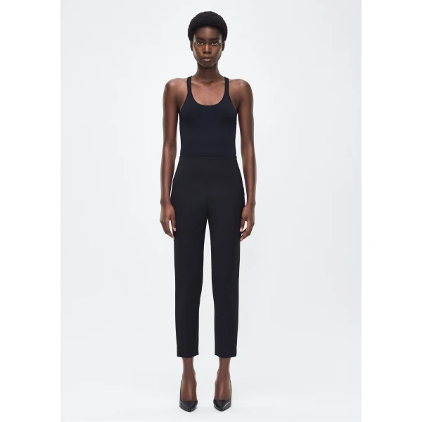 Adam Lippes Kit Pant in Black, view 2