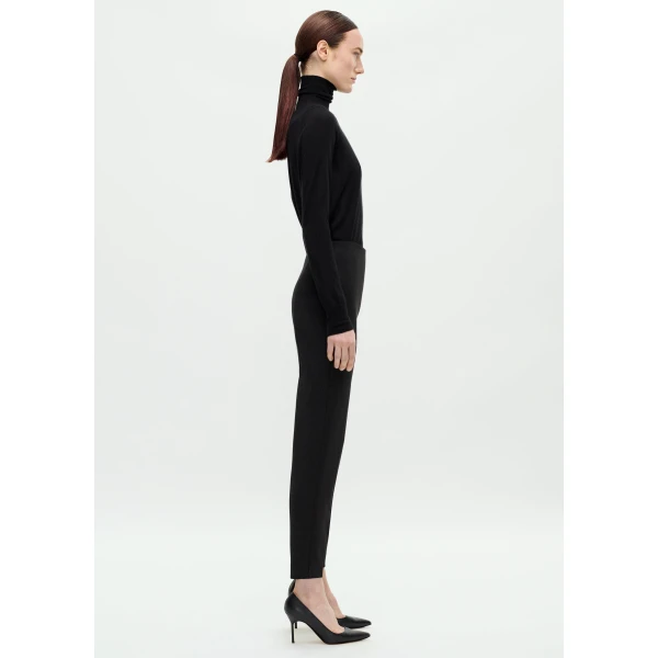 Adam Lippes Kit Pant in Black, view 3