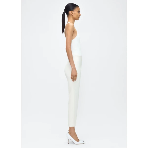 Adam Lippes Kit Pant in Ivory, view 3