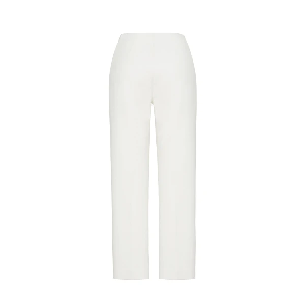 Adam Lippes Kit Pant in Ivory, view 4