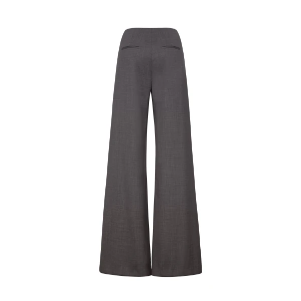 Adam Lippes Lamy Pant in Heather Grey, view 4