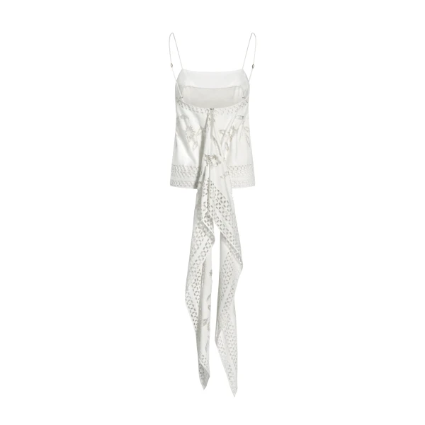 Adam Lippes Lark Top in White, view 5