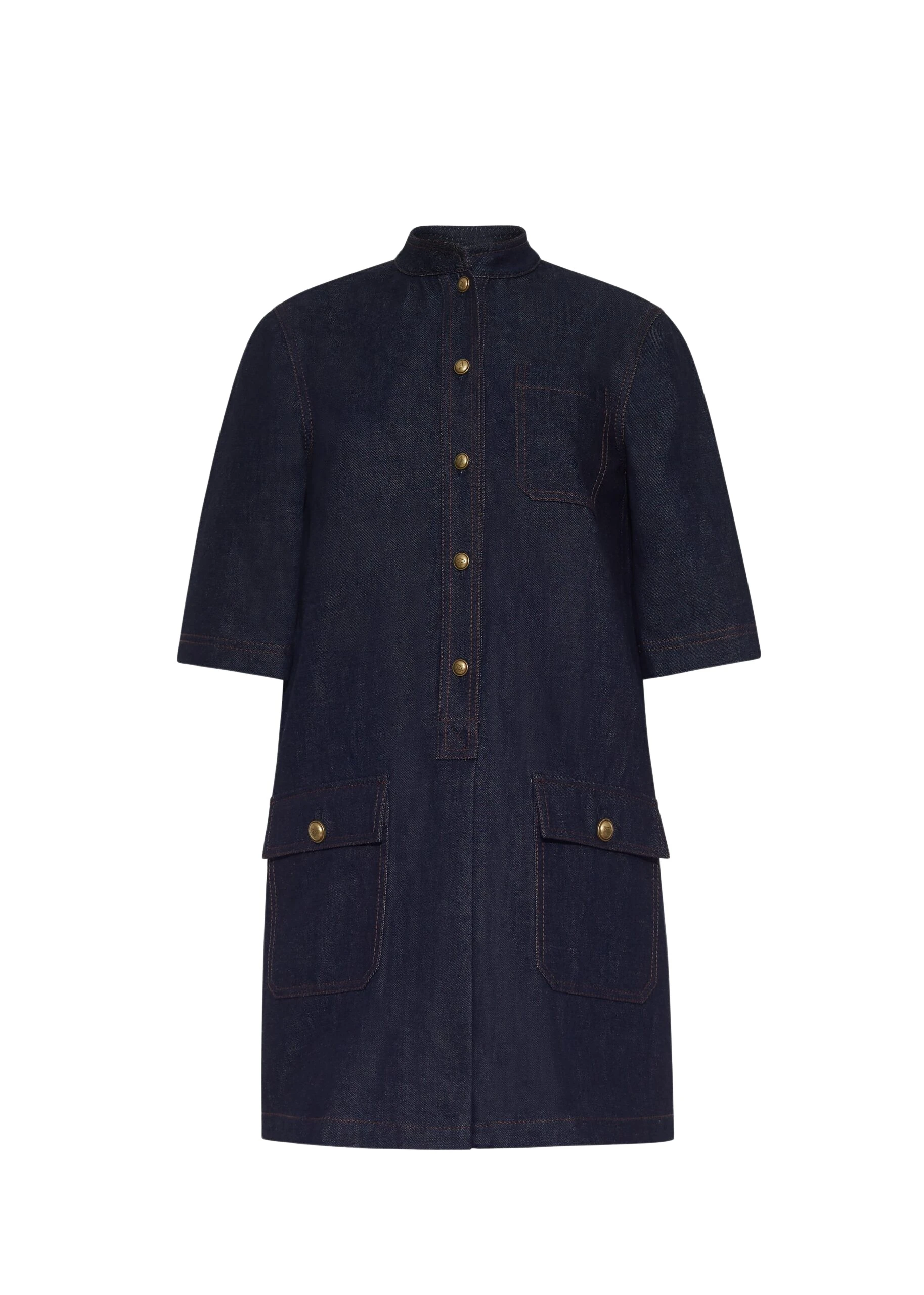 Adam Lippes Lauder Dress in Indigo